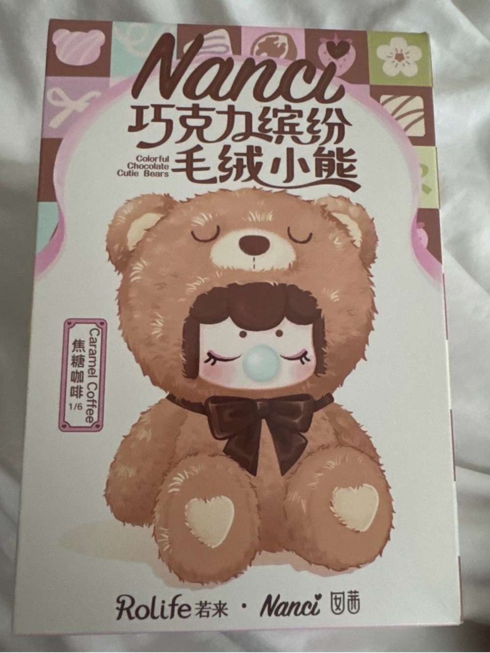 Nanci Colorful Chocolate Cutie Bears Blind Surprise Box - New Never Opened.